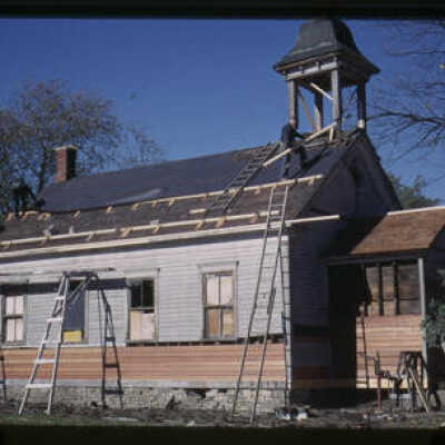 Churchville Schoolhouse, 1968 renovation