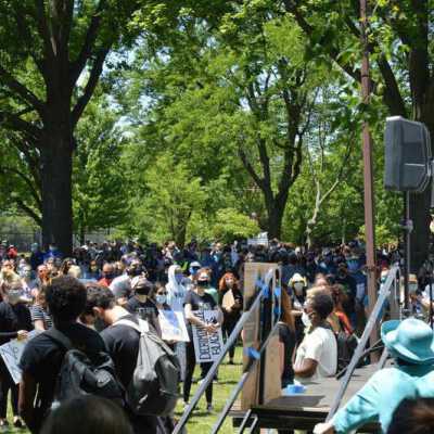 Elmhurst Family Walk for Racial Justice in Wilder Park