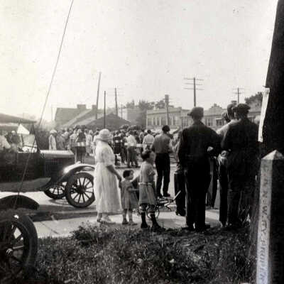 Warren G. Harding Funeral Train in Elmhurst