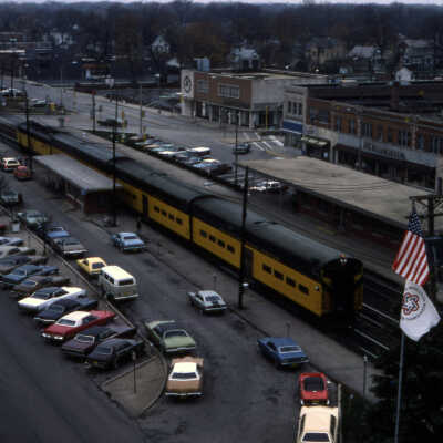 View of the Chicago North Western Railroad Station