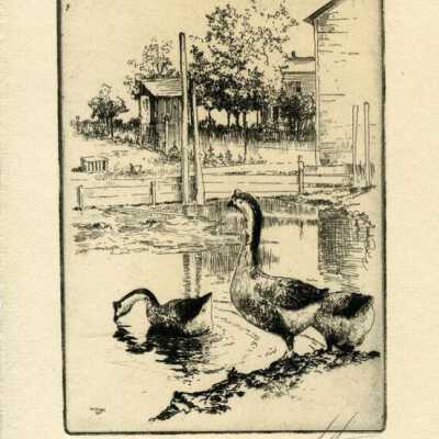 Print, Lee Sturges Etching