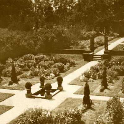Mrs. Francis King's garden