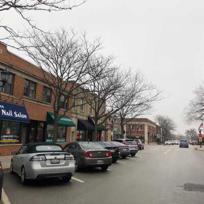 W. First Street, looking east
