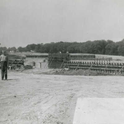 Expressway construction, North Avenue and Lake Street