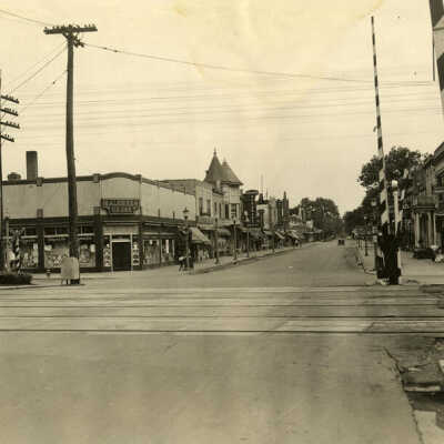 York Street North from the Railroad Tracks