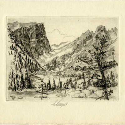 Print, Lee Sturges Etching