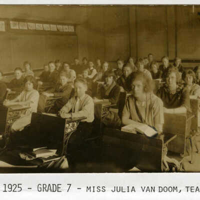 Field School, seventh grade class, 1925