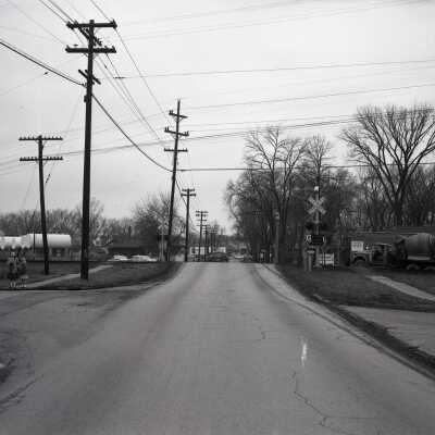 Illinois Central Railroad Crossing at S. York Street