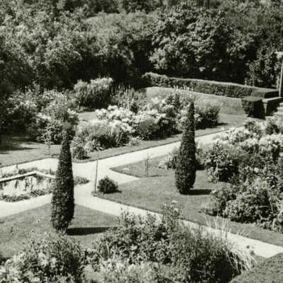Garden planned by Mrs. Francis King