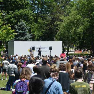 Elmhurst Family Walk for Racial Justice in Wilder Park