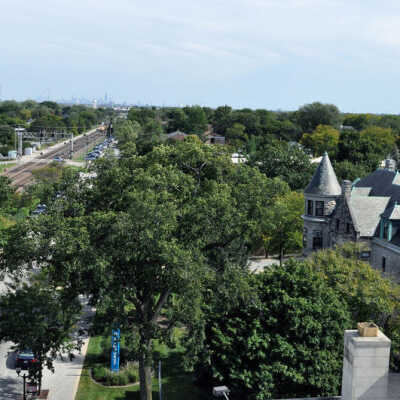 View from 105 S. York Street Rooftop