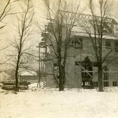 House at 177 E. St. Charles Road, under construction