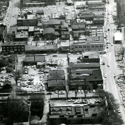 Aerial View of Downtown Elmhurst