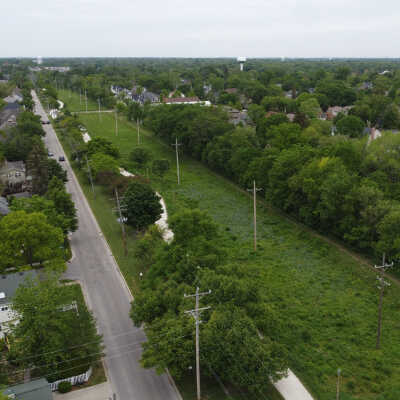 Aerial View of Illinois Prairie Path
