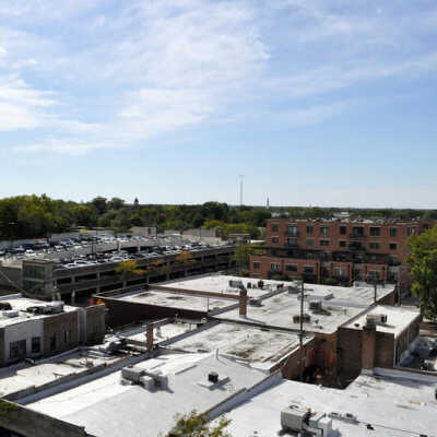 View from 105 S. York Street Rooftop