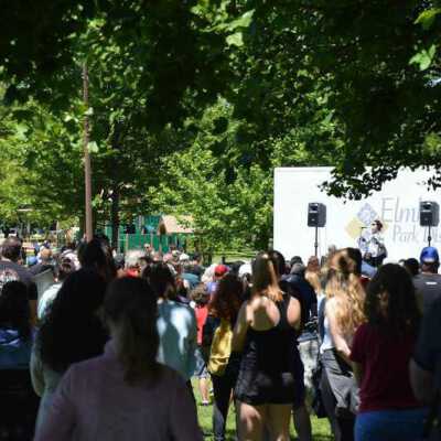 Elmhurst Family Walk for Racial Justice in Wilder Park
