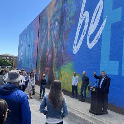 Elmhurst University, Mural Completion Ceremony