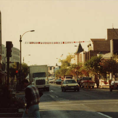 Fire Prevention Week Banner on York Street