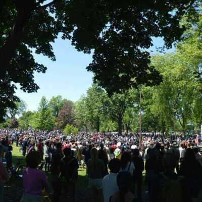 Elmhurst Family Walk for Racial Justice in Wilder Park