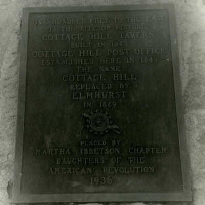Elmhurst Centennial Historical Marker