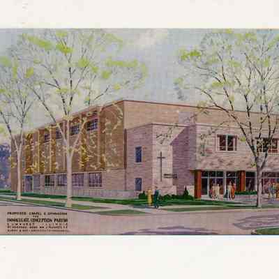 Immaculate Conception Parish Center, drawing