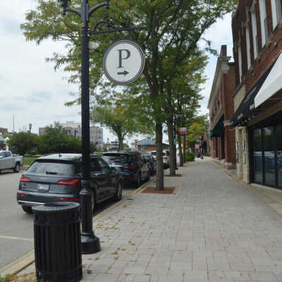E. First Street Looking West