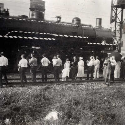 Warren G. Harding Funeral Train in Elmhurst