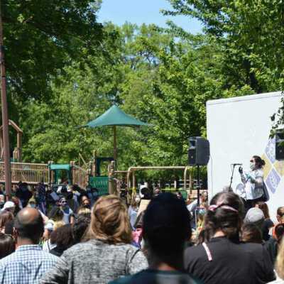 Elmhurst Family Walk for Racial Justice in Wilder Park