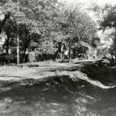 View of St. Charles Road Before Paving