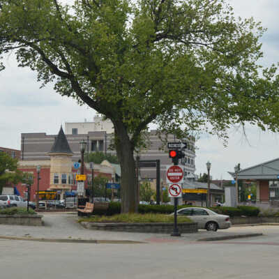 Intersection of N. York and First Streets