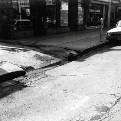 East side of York St. looking South from 157 N. York
