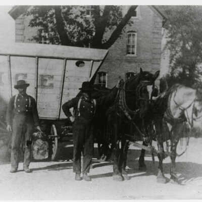 Ice Wagon at Elmhurst College
