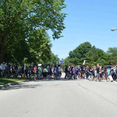 Elmhurst Family Walk for Racial Justice in Wilder Park
