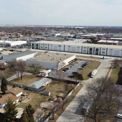 Aerial View, Elmhurst Industrial Park