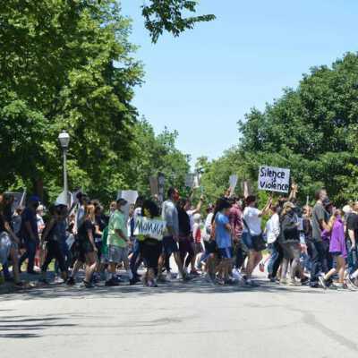 Elmhurst Family Walk for Racial Justice in Wilder Park