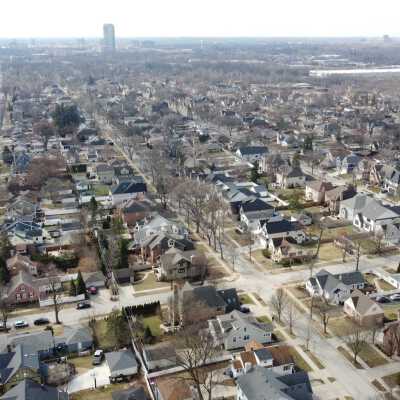 Aerial View, Spring Road