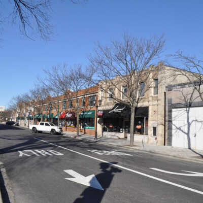 First Street, west from York Street