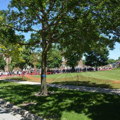 Elmhurst Family Walk for Racial Justice on Arthur Street