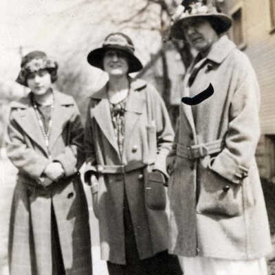 Three Women Posing for Photo