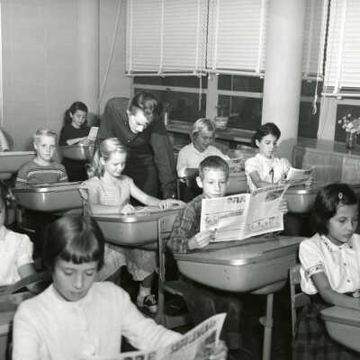 Jefferson School, classroom