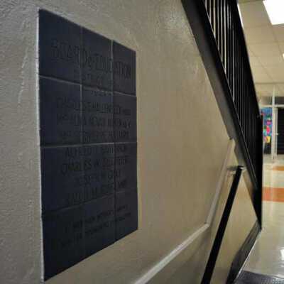 Lincoln Elementary School 1924 Dedication Marker