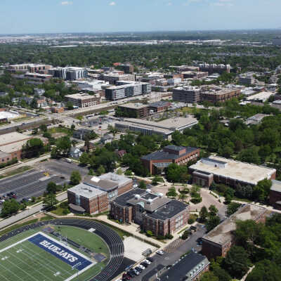 Aerial View of Elmhurst University