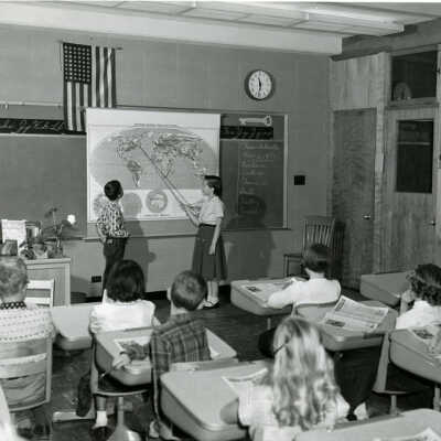 Jefferson School, classroom