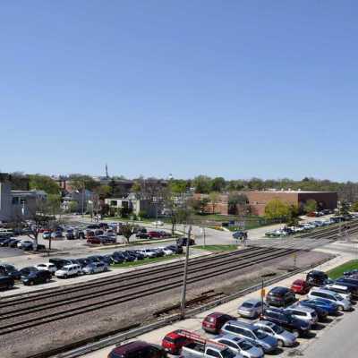 View from First Street Parking Deck