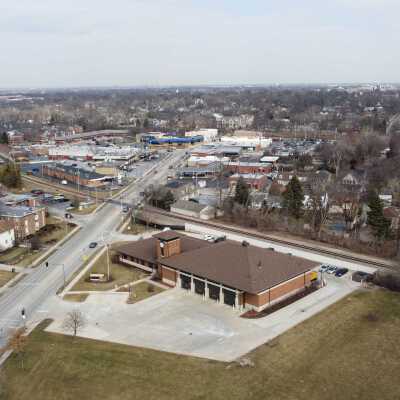 Aerial View, Fire Station No. 2