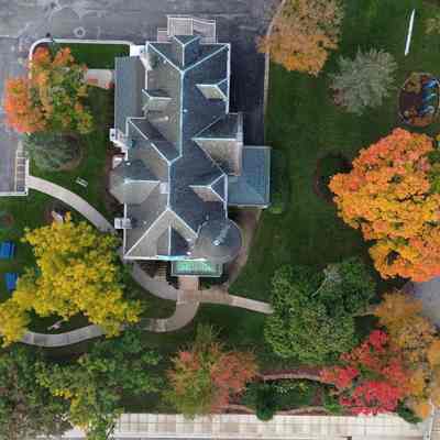 Aerial View, Elmhurst History Museum
