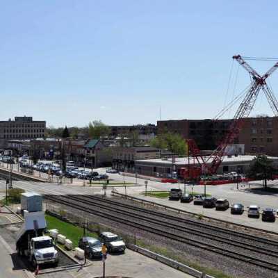 View from First Street Parking Deck