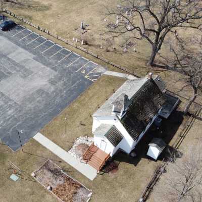 Aerial View, Churchville Schoolhouse