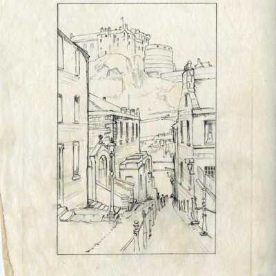 Drawing, Lee Sturges Etching