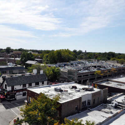 View from 105 S. York Street Rooftop